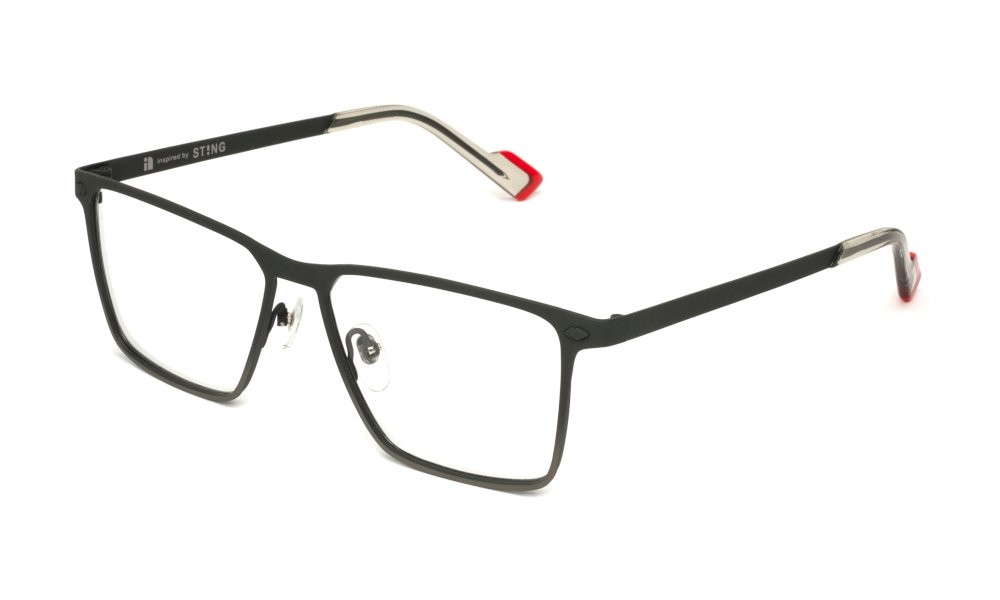 Occhiali da vista Sting VST533 (0SA2) colore verde scuro c/parti verde chiaro 