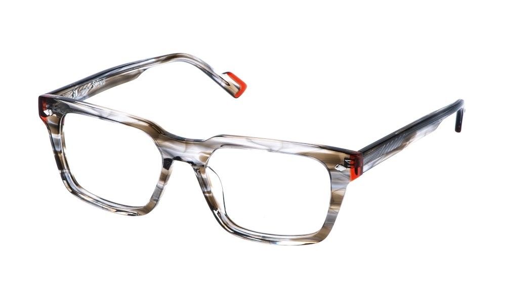 Eyeglasses Sting VST547 (0P59) color grigio/verde striato 
