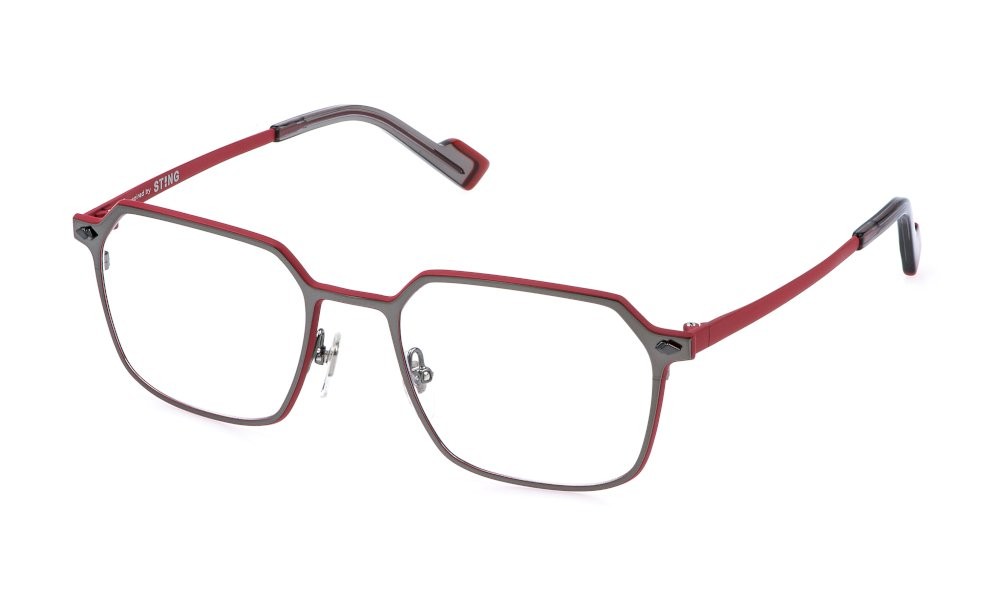 Occhiali da vista Sting VST554 (0597) colore bachelite c/parti rosso 
