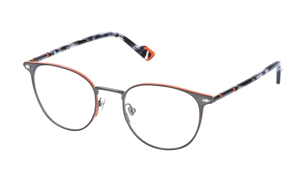 Occhiali da vista Sting VST556 (593Y) colore bachelite lucida c/parti colorate 