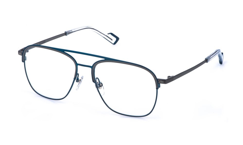 Eyeglasses Sting VST567 (0622) color rutenio opaco c/parti colorate 