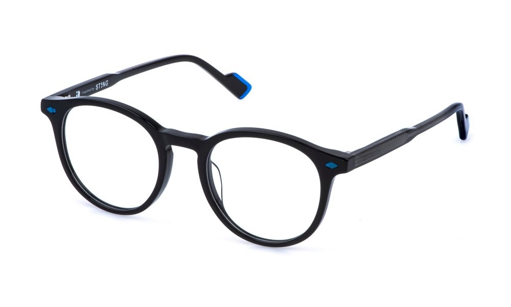 Eyeglasses Sting VST569 (700Y) color nero lucido 