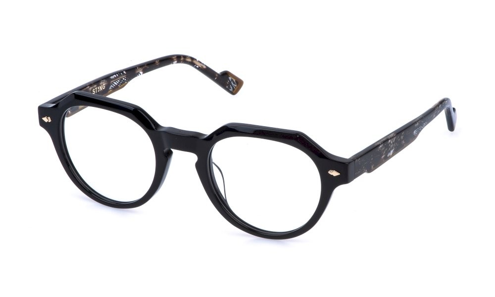 Occhiali da vista Sting VST571 (0700) colore nero lucido 