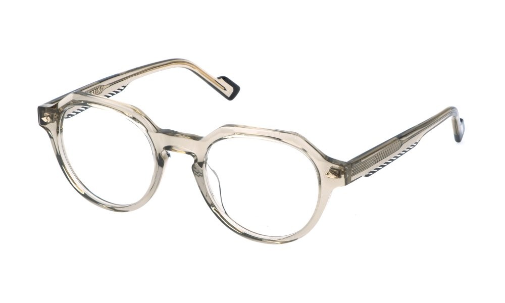 Occhiali da vista Sting VST571 (07HM) colore beige trasparente lucido 