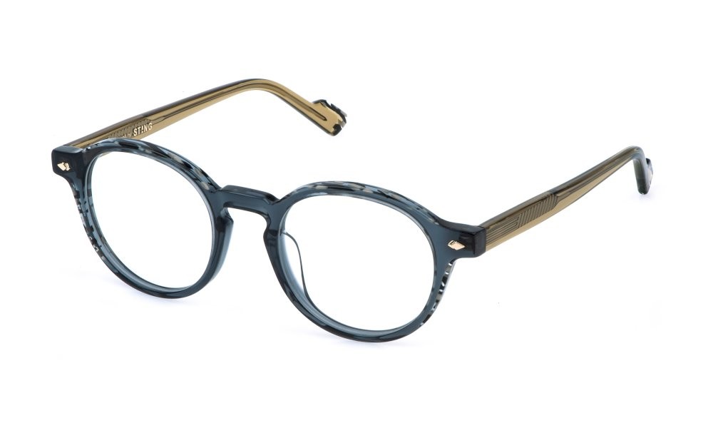 Occhiali da vista Sting VST572V (0840) colore grigio trasparente 
