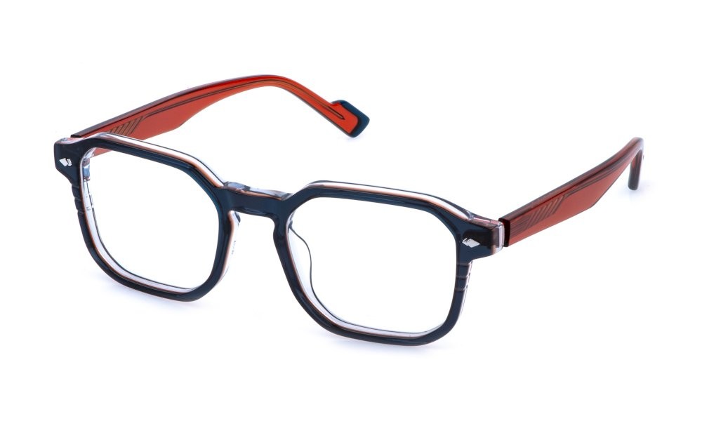 Occhiali da vista Sting VST576 (0L75) colore blu/arancio scuro 