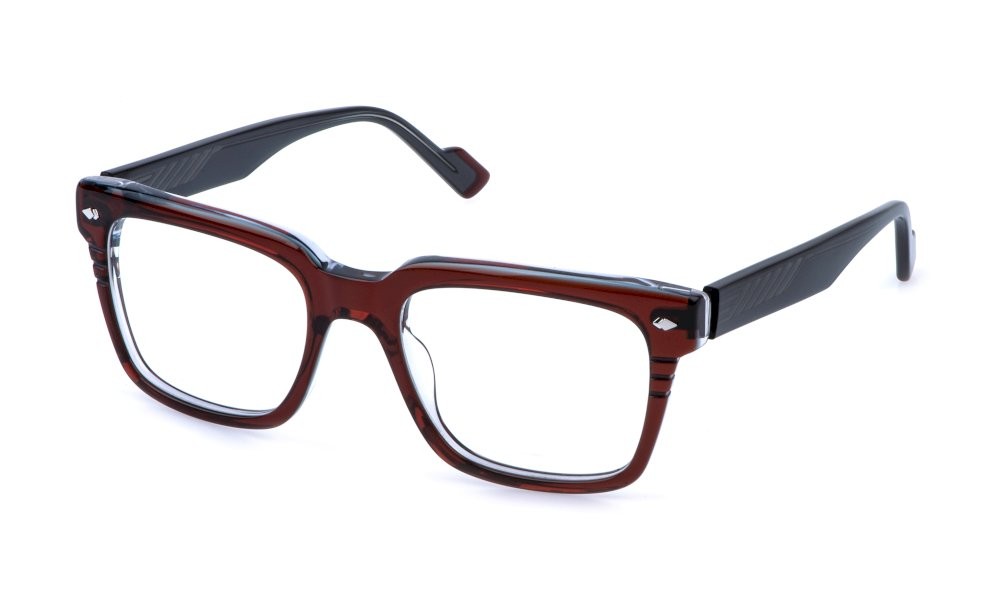 Occhiali da vista Sting VST577 (06XZ) colore bordeaux+grigio 