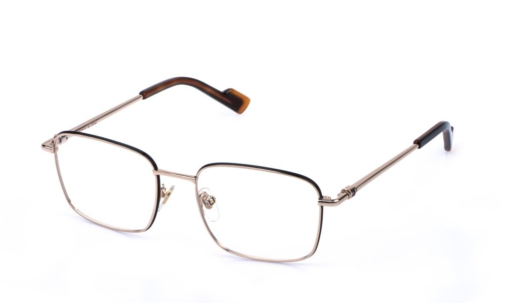 Occhiali da vista Sting VST597 (0301) colore oro rose' luc.c/parti nero luc 