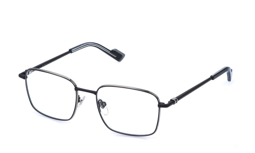 Occhiali da vista Sting VST597 (0541) colore nero semilucido c/parti palladio lucido 