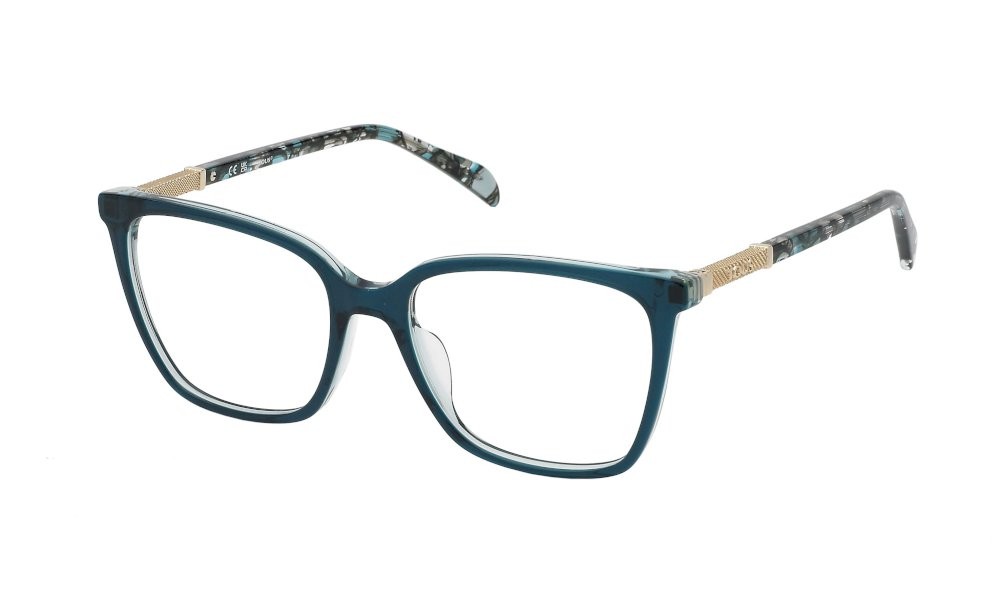 Brillen Tous VTOB64 (09DA) farbe top verde - verde trasparente lucido 