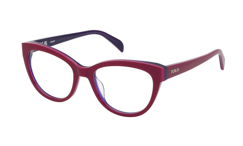 Brillen Tous VTOB67 (01DU) farbe rosso - rosa - viola 