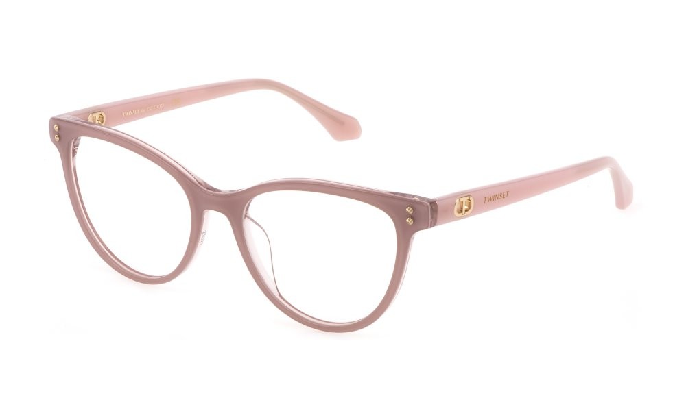 Brillen Twinset VTW007 (01AC) farbe top anticato - cipria trasparente 