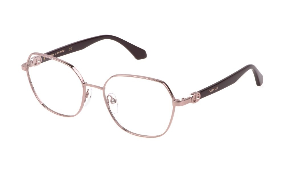 Brillen Twinset VTW010 (08HE) farbe rosa roman lucido 