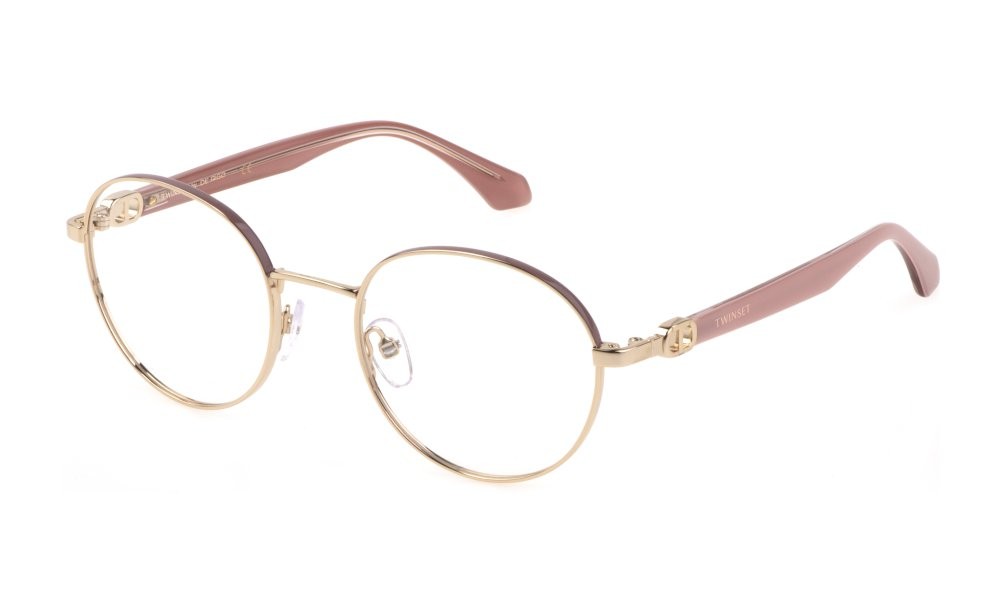 Brillen Twinset VTW011 (0323) farbe oro rosè lucido c/parti rosa 