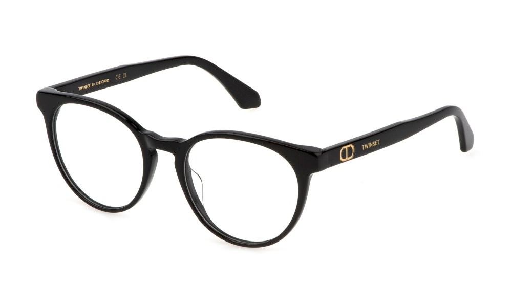 Eyeglasses Twinset VTW012 (0700) color nero lucido 