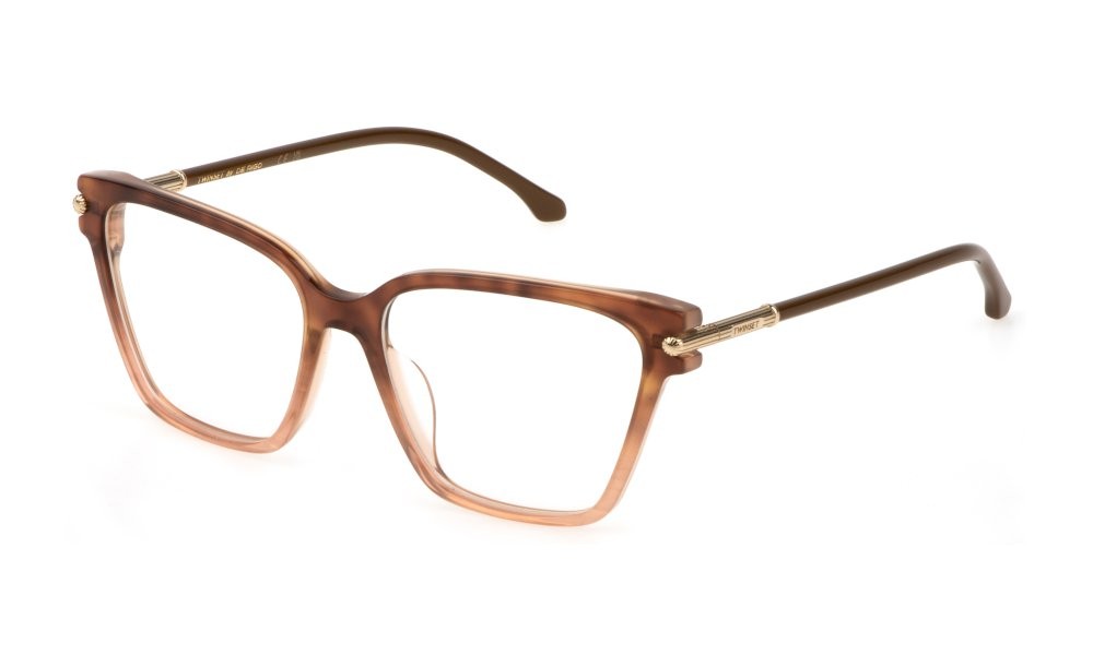 Eyeglasses Twinset VTW016 (05GY) color avana sfumata rosa 