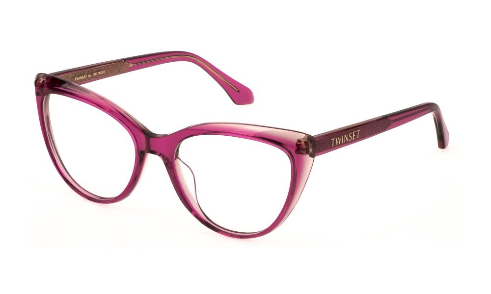 Eyeglasses Twinset VTW030 (0AEB) color top rosa trasp. - rosa cipria 