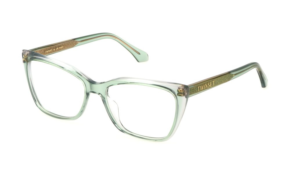 Eyeglasses Twinset VTW031 (0912) color top verde - grigio 