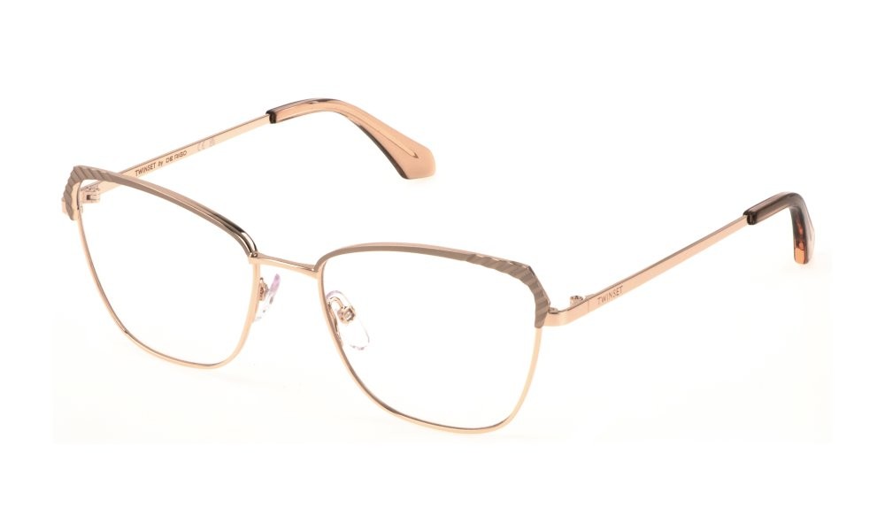 Brillen Twinset VTW037 (02AM) farbe oro ramato lucido c/parti colorate 