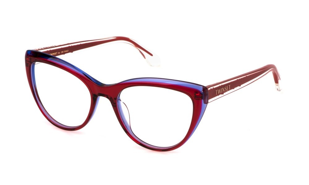 Eyeglasses Twinset VTW046 (06A4) color viola+rosso 