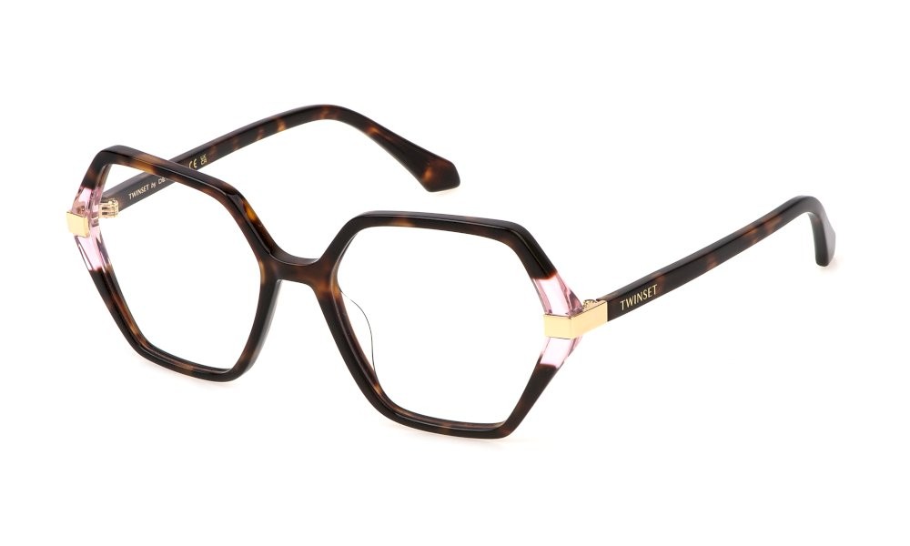Eyeglasses Twinset VTW052V (04BL) color avana scura 