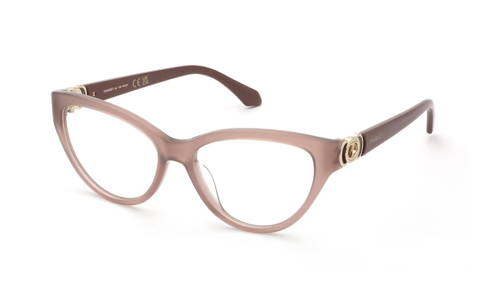 Eyeglasses Twinset VTW071 (06K7) color rosa opalino lucido 