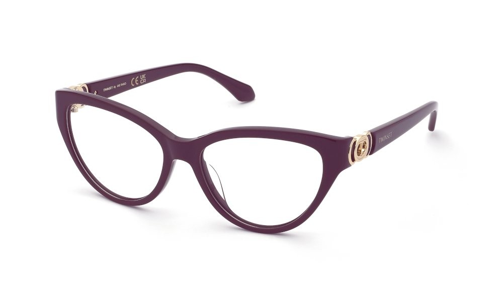 Occhiali da vista Twinset VTW071 (09FD) colore prugna pieno lucido 