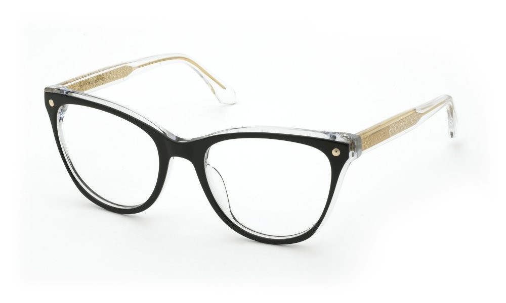 Eyeglasses Twinset VTW074 (02AF) color top nero+cristallo lucido 