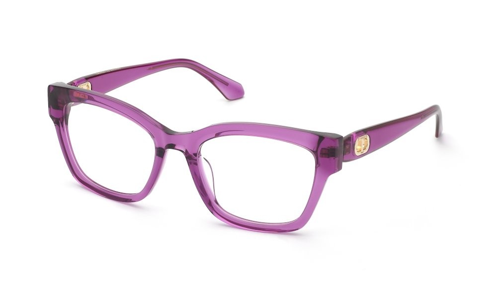 Eyeglasses Twinset VTW075 (03GB) color fuxia trasparente lucido 