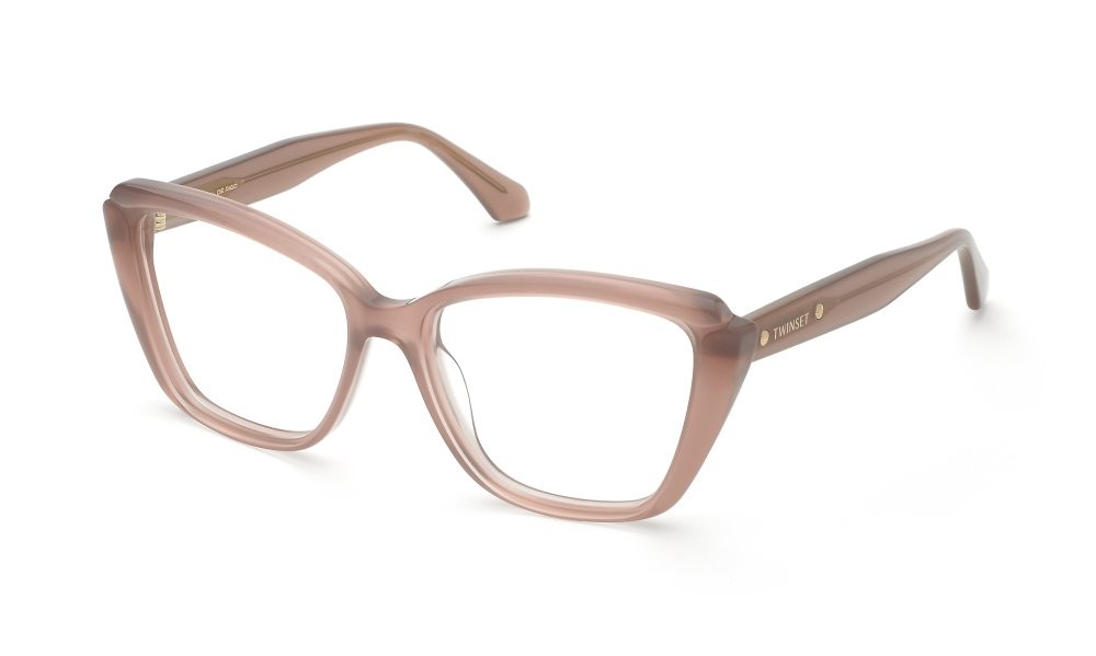 Eyeglasses Twinset VTW077 (06K7) color rosa opalino lucido 