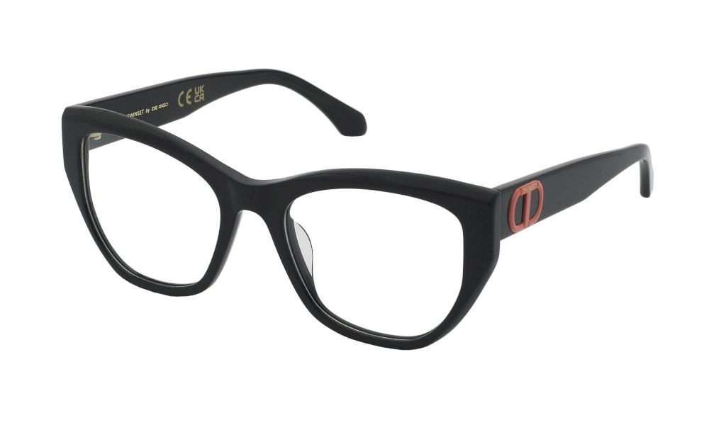 Eyeglasses Twinset VTW085 (700Y) color nero lucido 