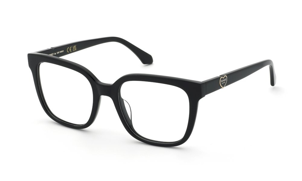 Eyeglasses Twinset VTW090 (0700) color nero lucido 