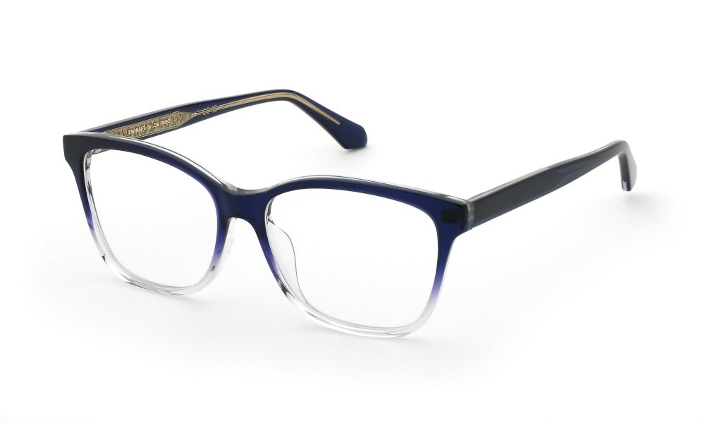 Eyeglasses Twinset VTW095 (0D78) color viola sfumato lucido 