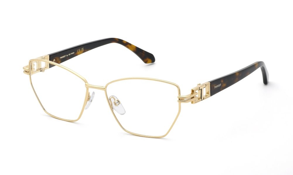 Eyeglasses Twinset VTW125 (0300) color oro rose' lucido 