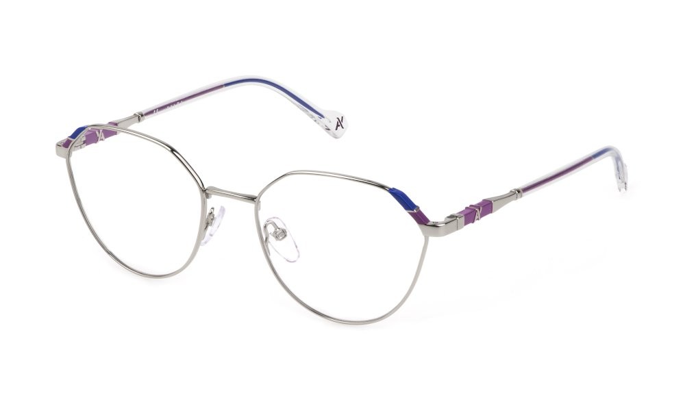 Brillen Yalea Carme VYA017 (0SNA) farbe oro chiaro c/parti colorate 