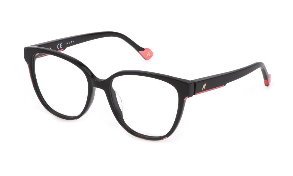 Eyeglasses Yalea Mileva VYA060 (0700) color nero lucido 