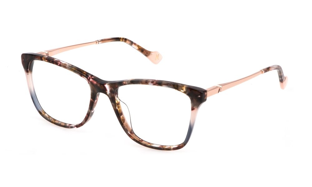 Brillen Yalea Virginia VYA087 (09BD) farbe avana marrone - rosa lucida 