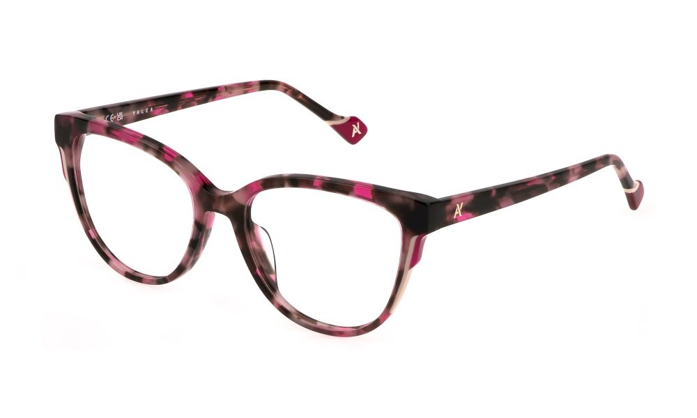 Eyeglasses Yalea Violeta VYA111 (09SJ) color avana viola lucida 