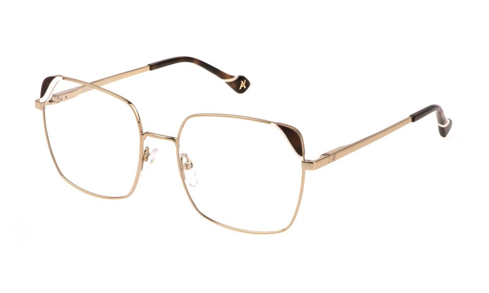 Eyeglasses Yalea Else VYA115 (300K) color oro rosè lucido 