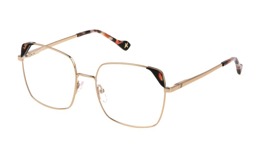 Eyeglasses Yalea Else VYA115 (300Y) color oro rosè lucido 