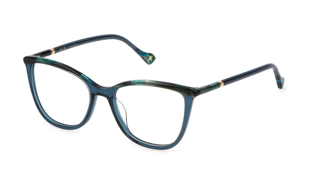 Eyeglasses Yalea Heidi VYA128V (06NA) color blu trasparente 