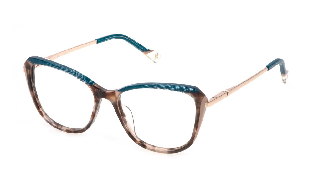 Occhiali da vista Yalea Lang VYA132V (0XAP) colore fantasia marrone 