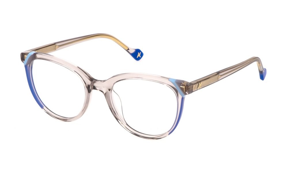 Eyeglasses Yalea Sally VYA133V (07T1) color beige trasparente 
