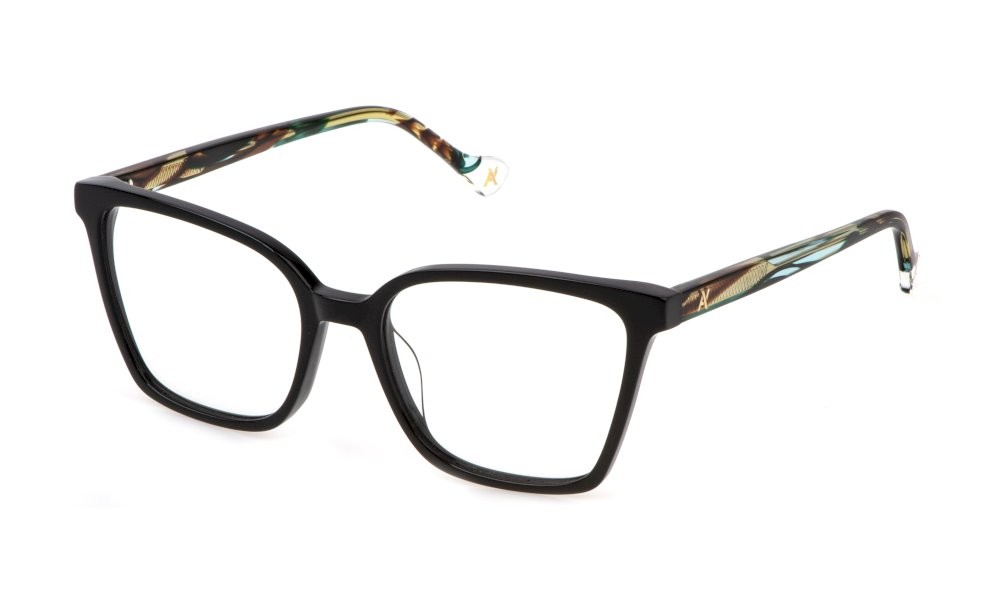 Eyeglasses Yalea Susan VYA134 (0700) color nero lucido 