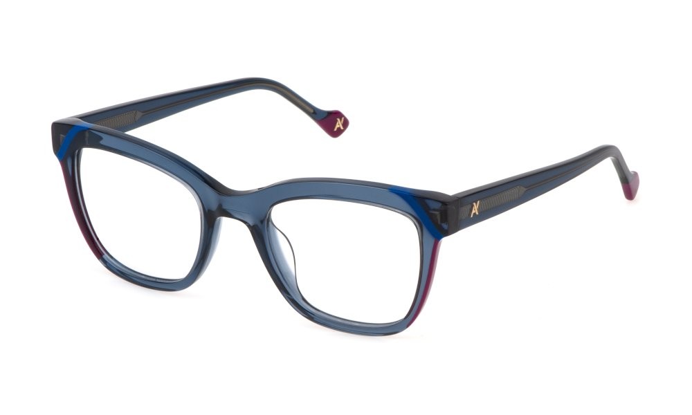Occhiali da vista Yalea Emmy VYA141 (06NA) colore blu trasparente 