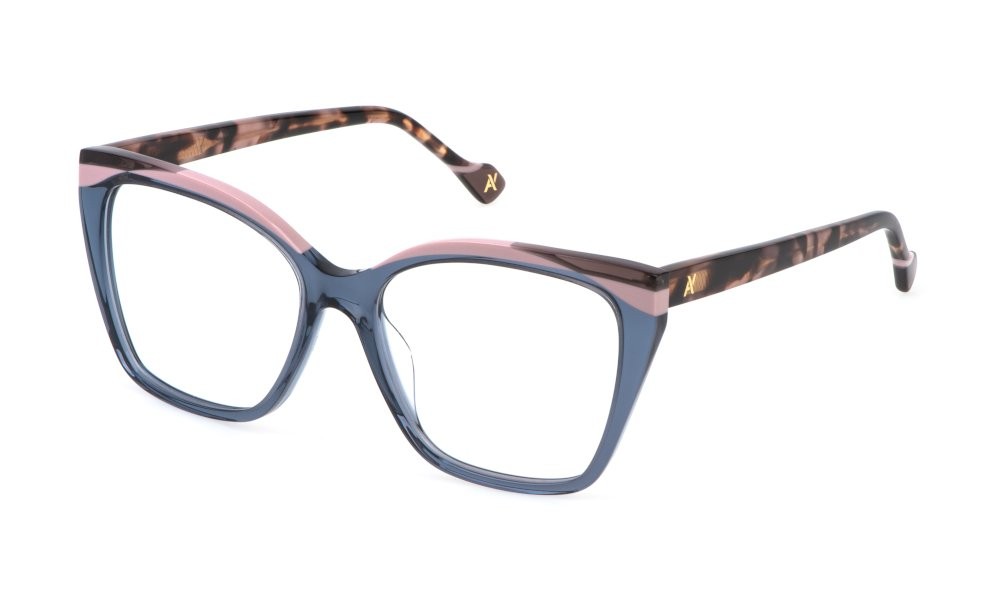 Eyeglasses Yalea Hanae VYA158V (04AL) color grigio asfalto lucido 