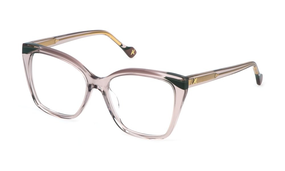 Eyeglasses Yalea Hanae VYA158V (07T1) color beige trasparente 