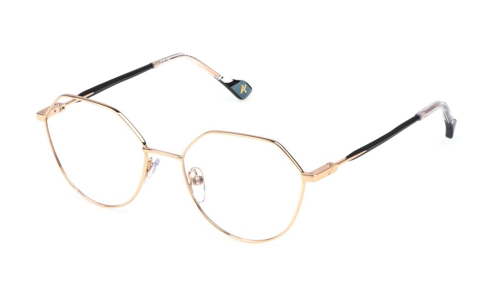 Occhiali da vista Yalea Margarete VYA165 (0300) colore oro rose' lucido 