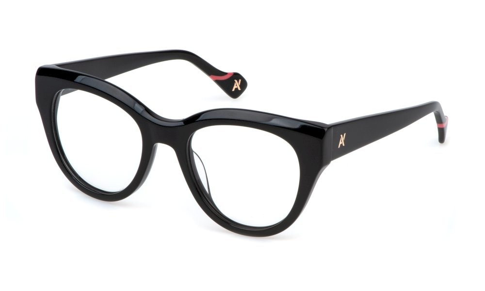 Eyeglasses Yalea Zaha VYA168 (0700) color nero lucido 