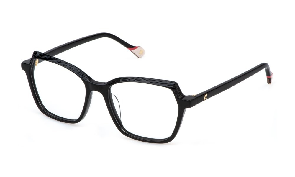 Eyeglasses Yalea Sara VYA169 (0700) color nero lucido 